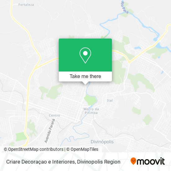 Criare Decoraçao e Interiores map