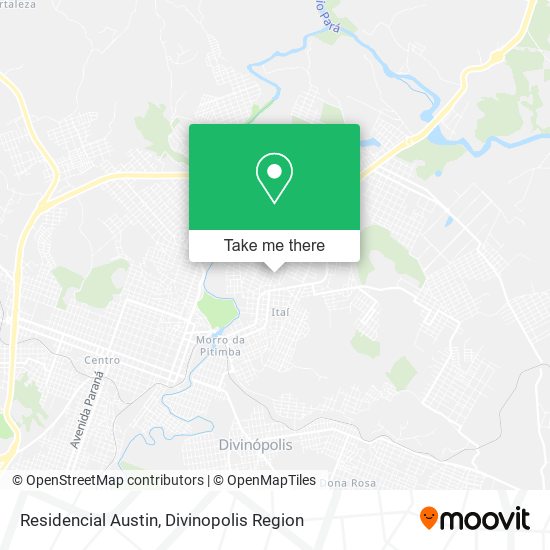 Residencial Austin map
