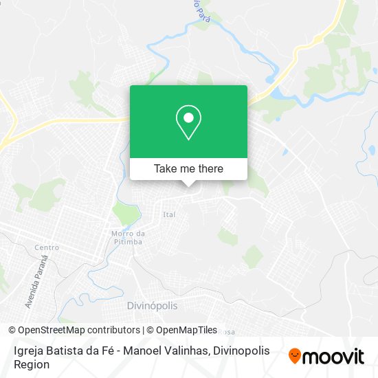 Igreja Batista da Fé - Manoel Valinhas map