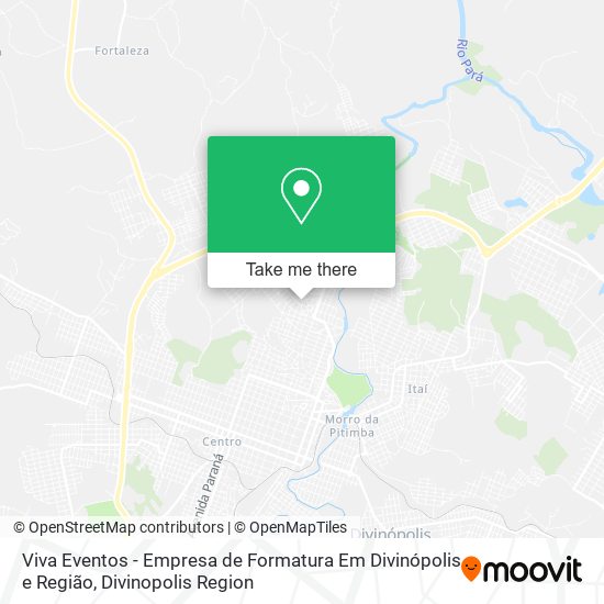 Mapa Viva Eventos - Empresa de Formatura Em Divinópolis e Região