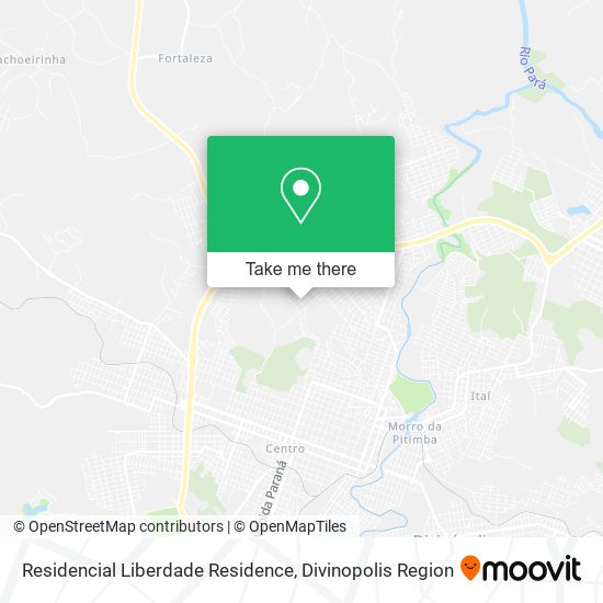 Residencial Liberdade Residence map