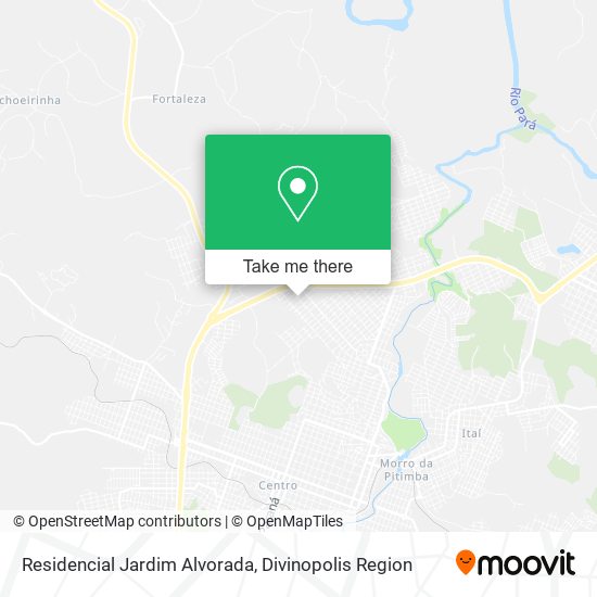 Mapa Residencial Jardim Alvorada