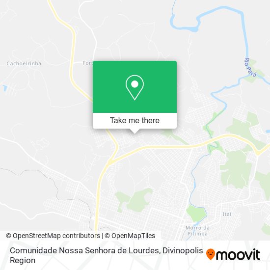 Mapa Comunidade Nossa Senhora de Lourdes