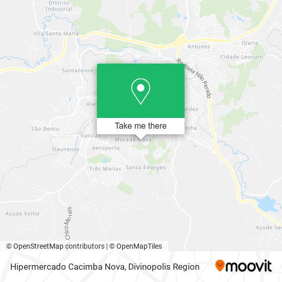 Hipermercado Cacimba Nova map