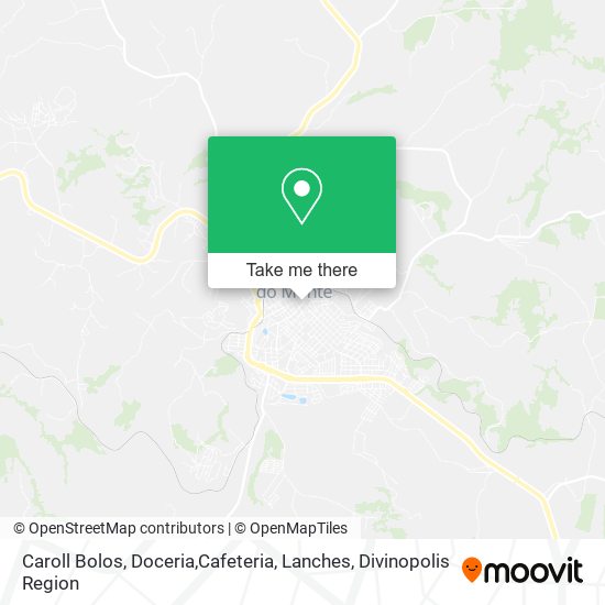 Mapa Caroll Bolos, Doceria,Cafeteria, Lanches