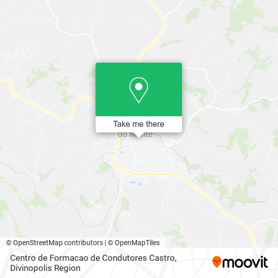 Centro de Formacao de Condutores Castro map
