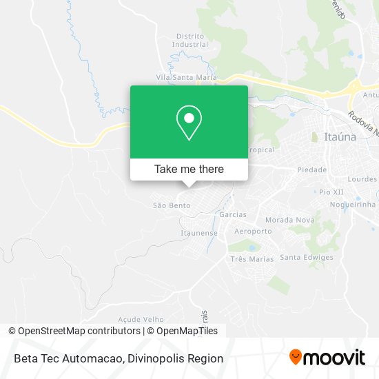 Beta Tec Automacao map