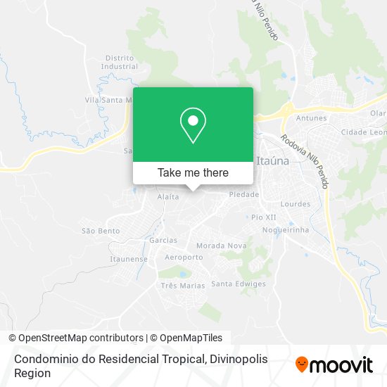 Condominio do Residencial Tropical map