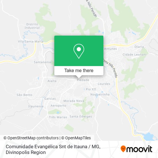 Comunidade Evangélica Snt de Itauna / MG map