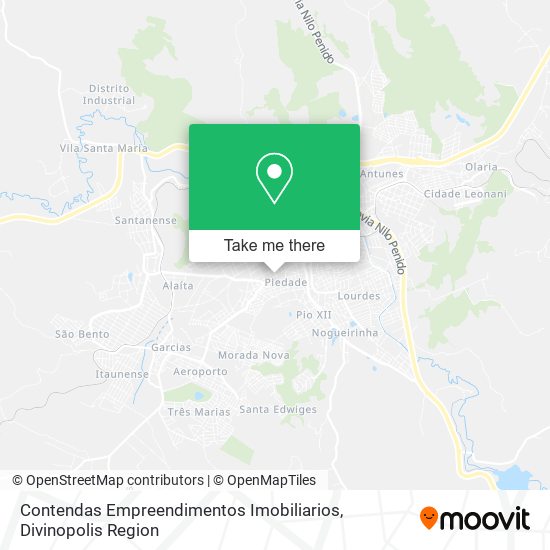 Contendas Empreendimentos Imobiliarios map