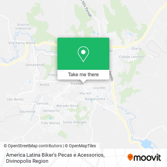 America Latina Biker's Pecas e Acessorios map