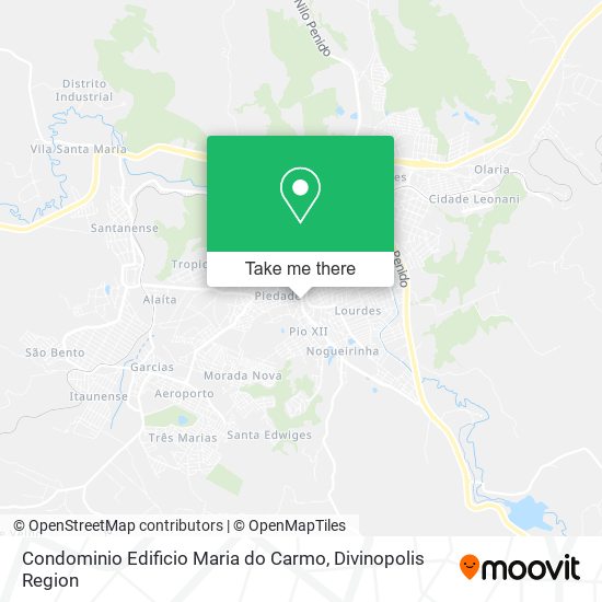 Mapa Condominio Edificio Maria do Carmo