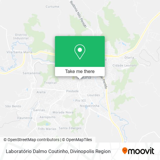 Laboratório Dalmo Coutinho map