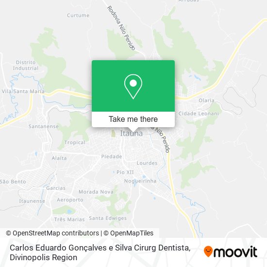 Carlos Eduardo Gonçalves e Silva Cirurg Dentista map