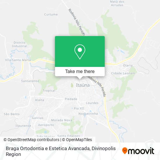 Braga Ortodontia e Estetica Avancada map