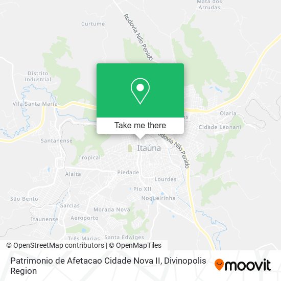 Mapa Patrimonio de Afetacao Cidade Nova II