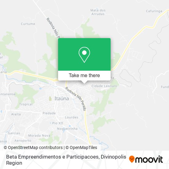 Beta Empreendimentos e Participacoes map