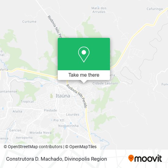 Construtora D. Machado map
