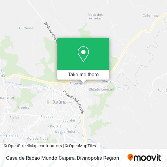 Casa de Racao Mundo Caipira map