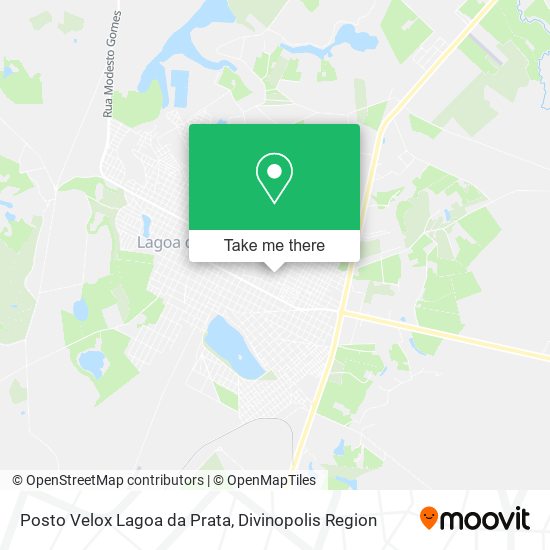 Posto Velox Lagoa da Prata map