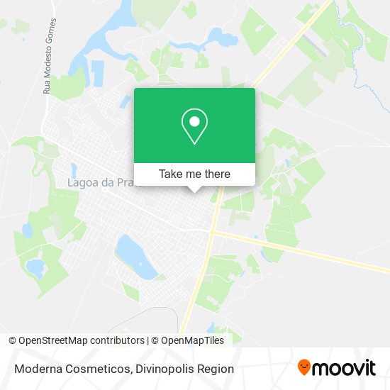 Moderna Cosmeticos map