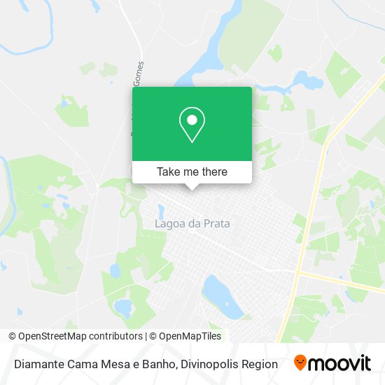 Diamante Cama Mesa e Banho map