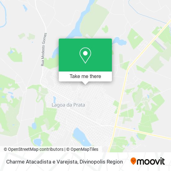 Charme Atacadista e Varejista map