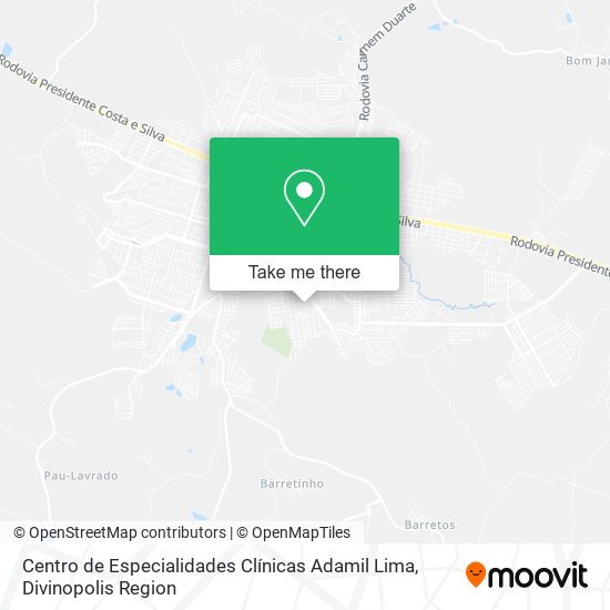 Centro de Especialidades Clínicas Adamil Lima map