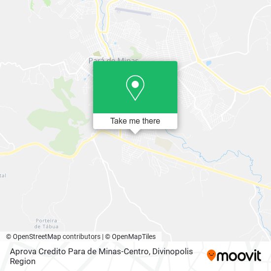 Aprova Credito Para de Minas-Centro map