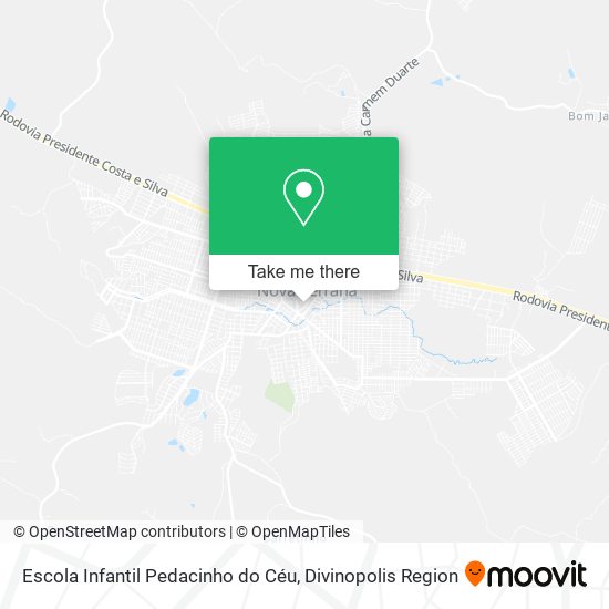 Escola Infantil Pedacinho do Céu map