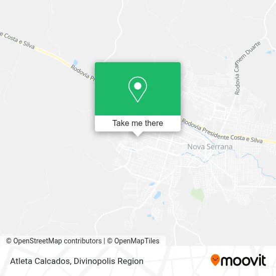 Atleta Calcados map