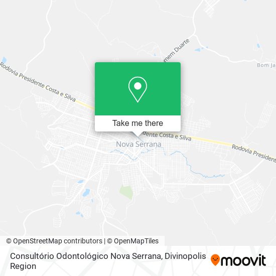 Consultório Odontológico Nova Serrana map