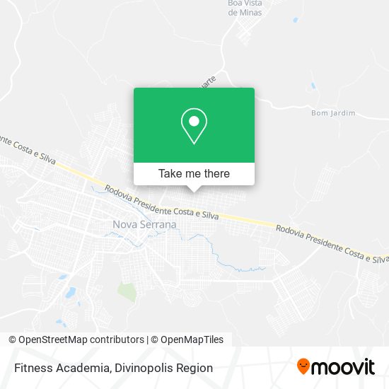 Fitness Academia map