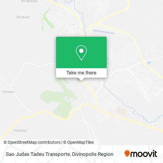 Sao Judas Tadeu Transporte map