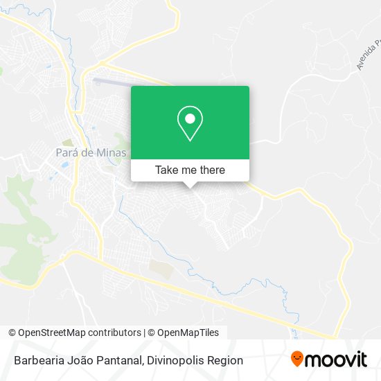 Barbearia João Pantanal map
