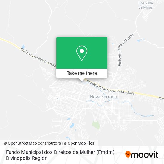 Fundo Municipal dos Direitos da Mulher (Fmdm) map