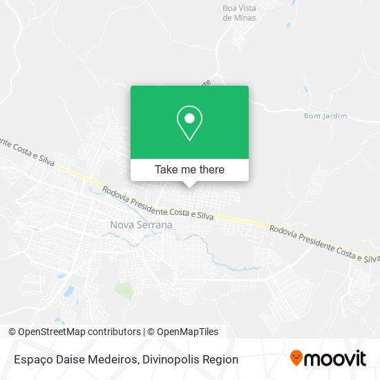 Espaço Daise Medeiros map