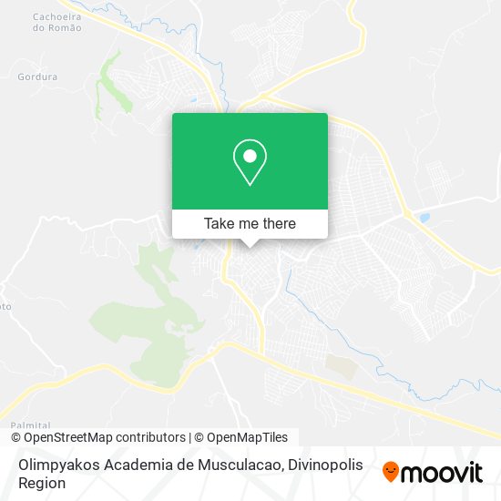 Mapa Olimpyakos Academia de Musculacao
