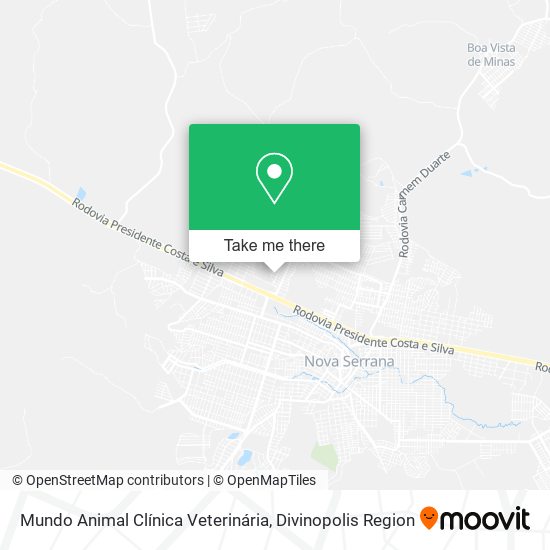 Mundo Animal Clínica Veterinária map
