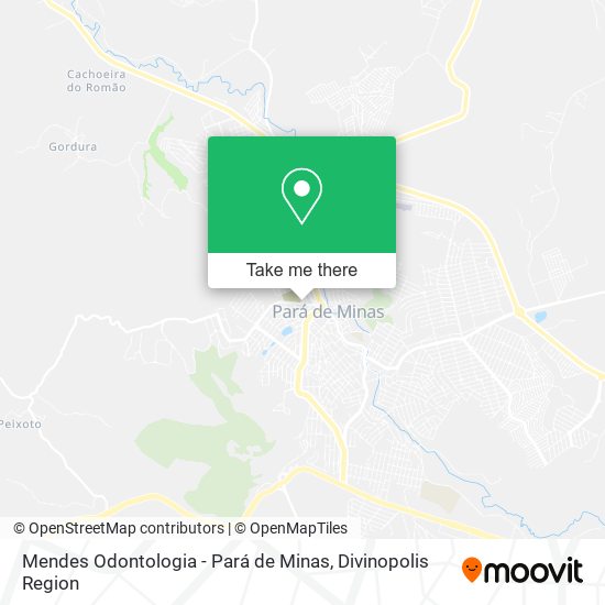 Mendes Odontologia - Pará de Minas map