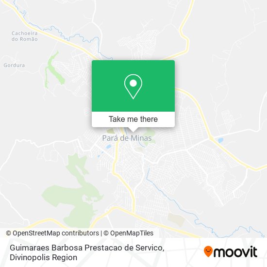 Guimaraes Barbosa Prestacao de Servico map