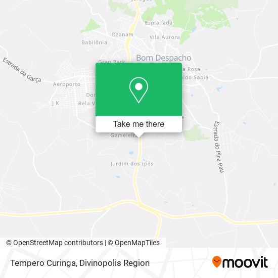 Tempero Curinga map