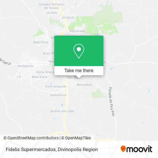 Fidelis Supermercados map
