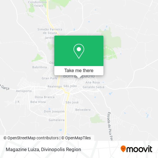 Magazine Luiza map