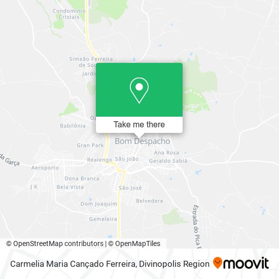 Carmelia Maria Cançado Ferreira map