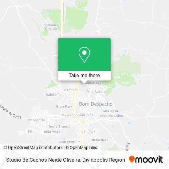 Studio de Cachos Neide Oliveira map
