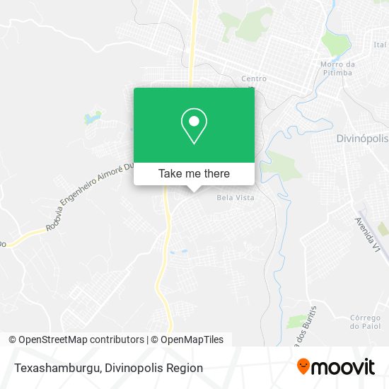 Texashamburgu map