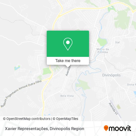 Mapa Xavier Representações