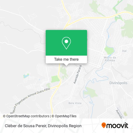 Cléber de Sousa Pereir map