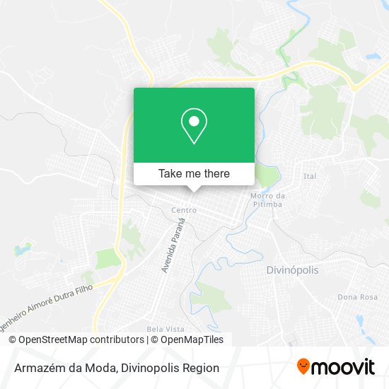 Armazém da Moda map
